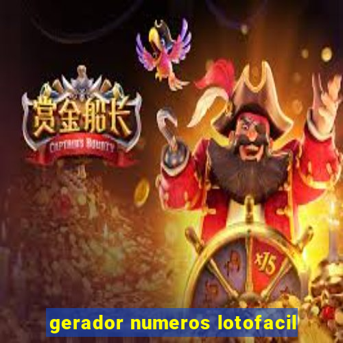 gerador numeros lotofacil